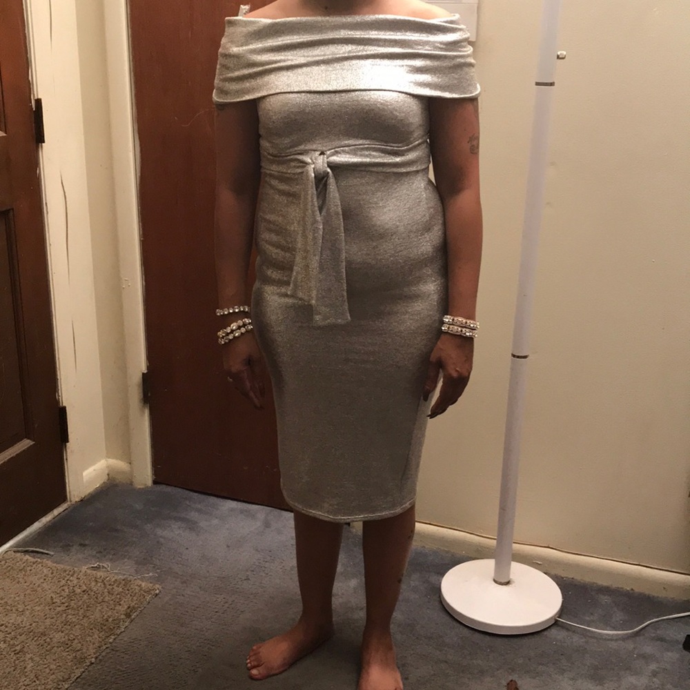 Silver Medium dress
